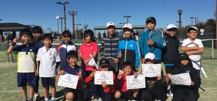 安城市硬式テニス協会&SPORTS SUNRISE.COM主催  「2018愛知安城ビギナージュニア11月」