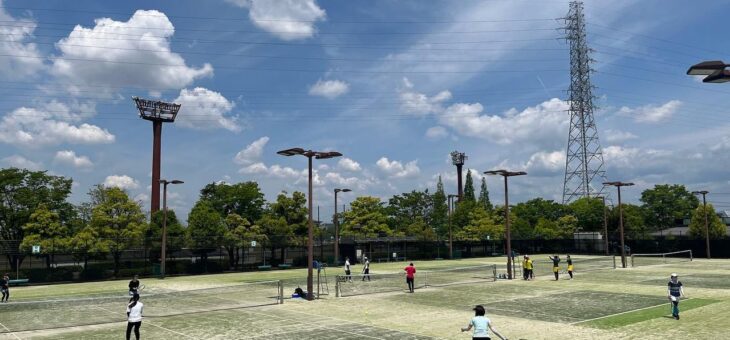 【主催】安城市テニス協会　春のビギナーレディースダブルスゲーム大会